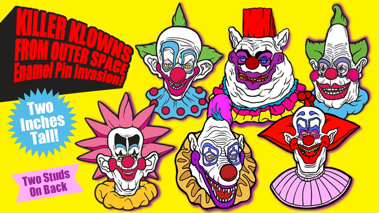 Killer Klowns from Outer Space Enamel Pin Invasion! Project Update ...