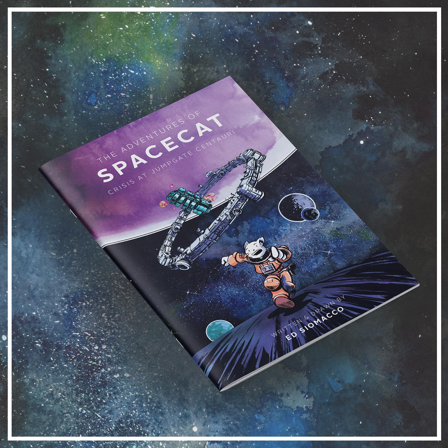 Extra Physical Copy of "The Adventures of SpaceCat" Comic Book