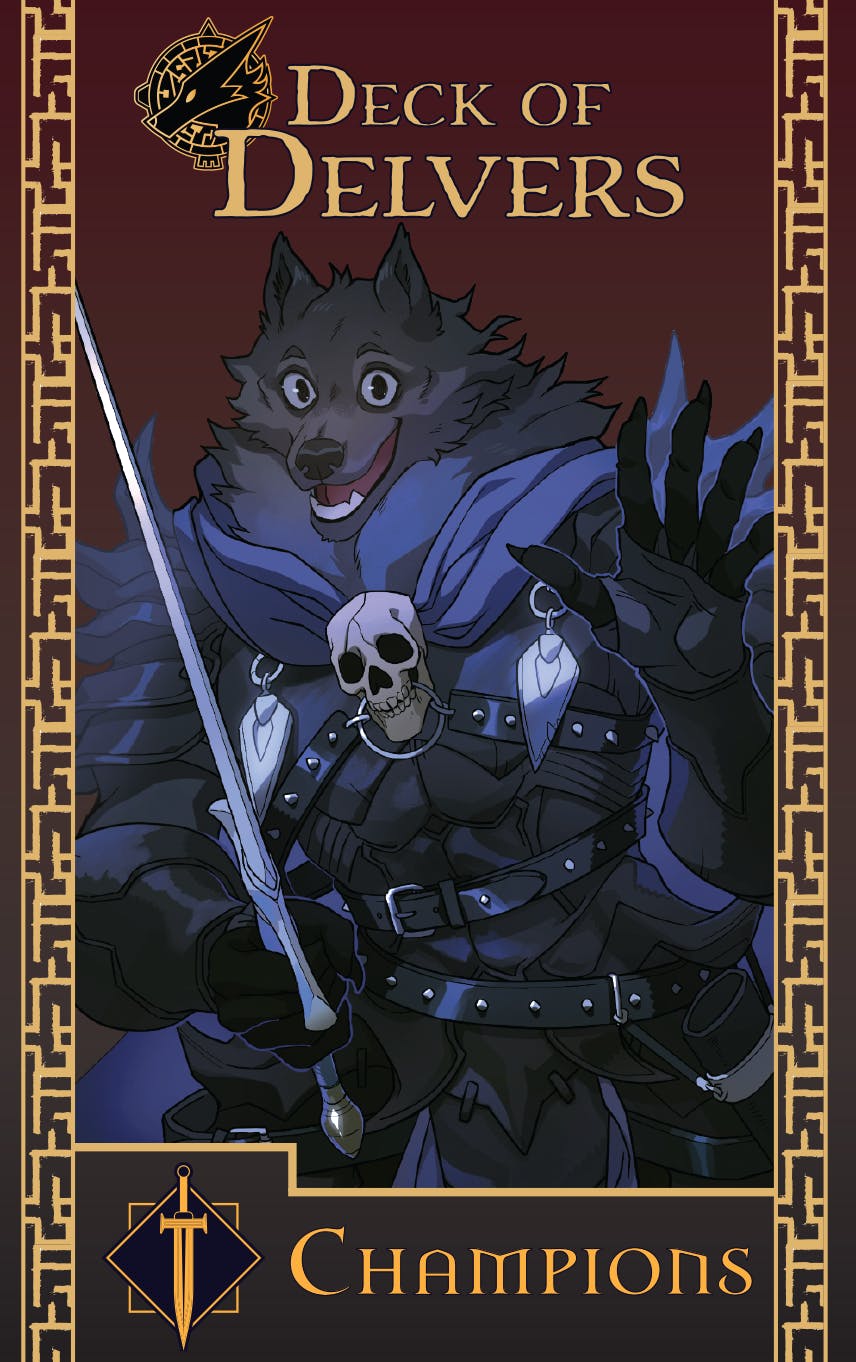 Digital Deck of Delvers: Champions