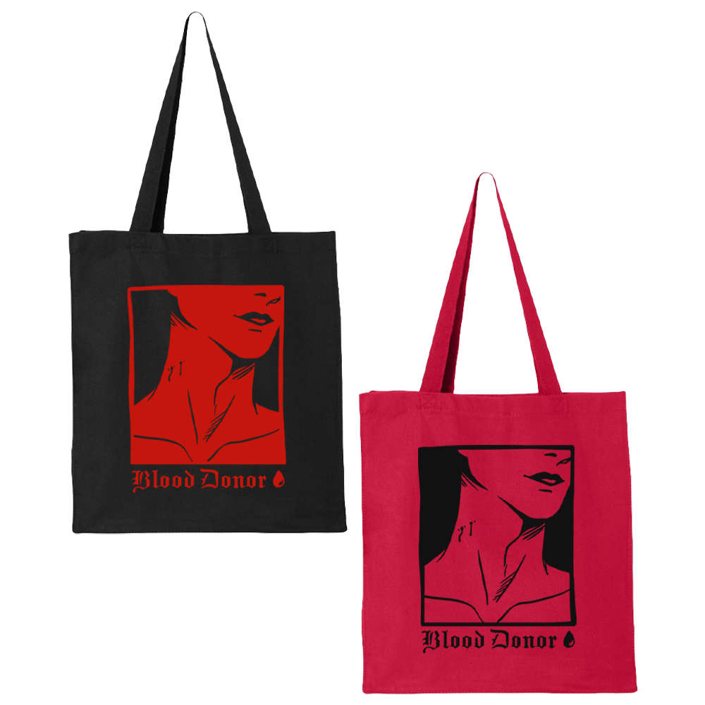 "Blood Donor" Screenprinted Tote Bag