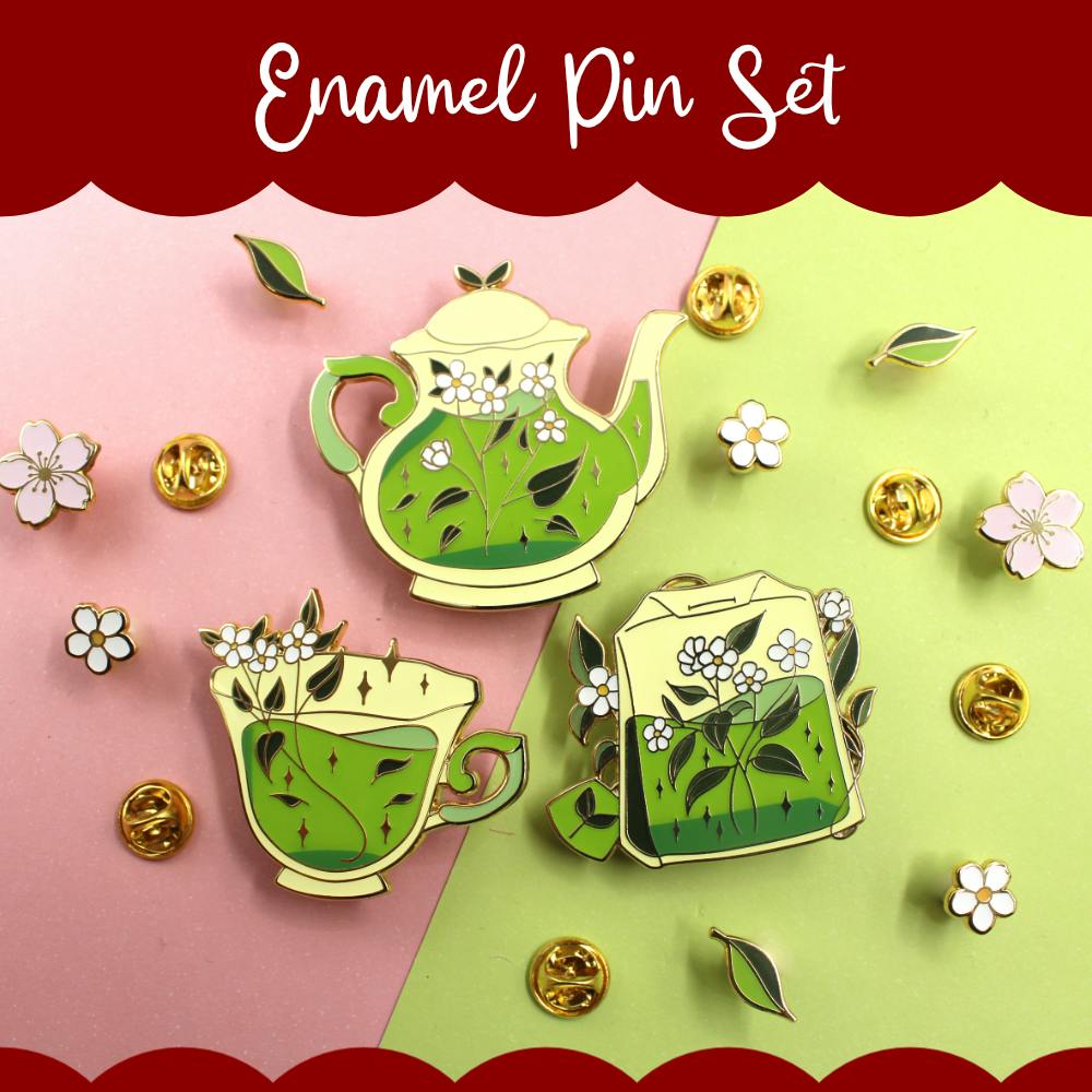 Magic Tea Party: Green Set (Pot, Bag, Cup)