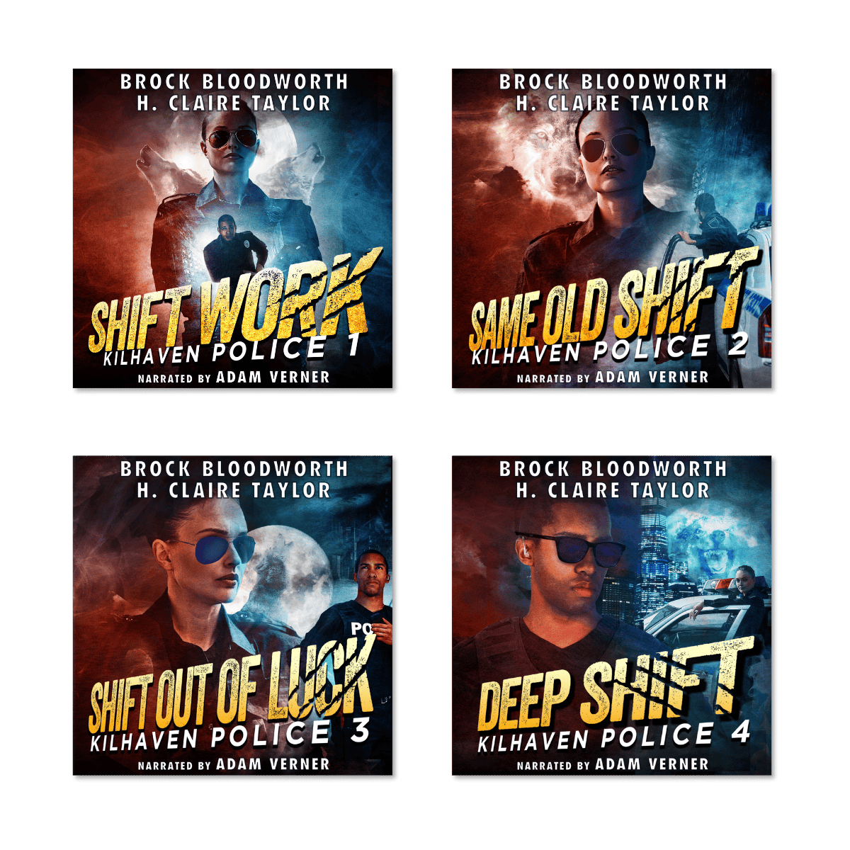 Audiobooks: Kilhaven Police books 1-4