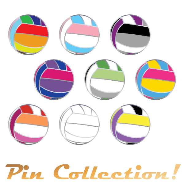 Volleyball Pin Collection