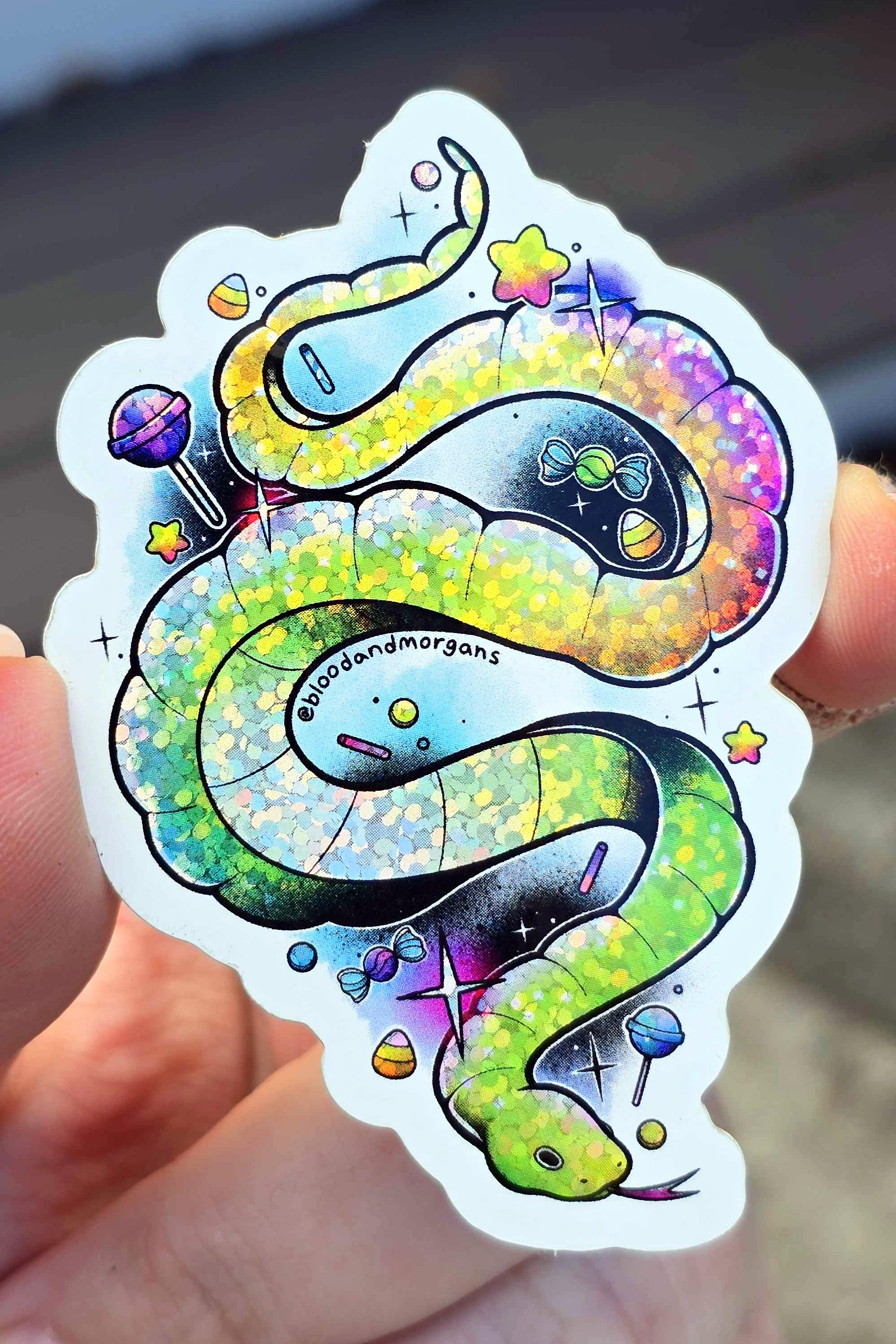 SOUR SNAKE - VINYL STICKER