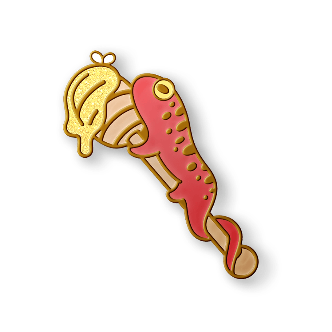 The Sweetest Salamander Pin