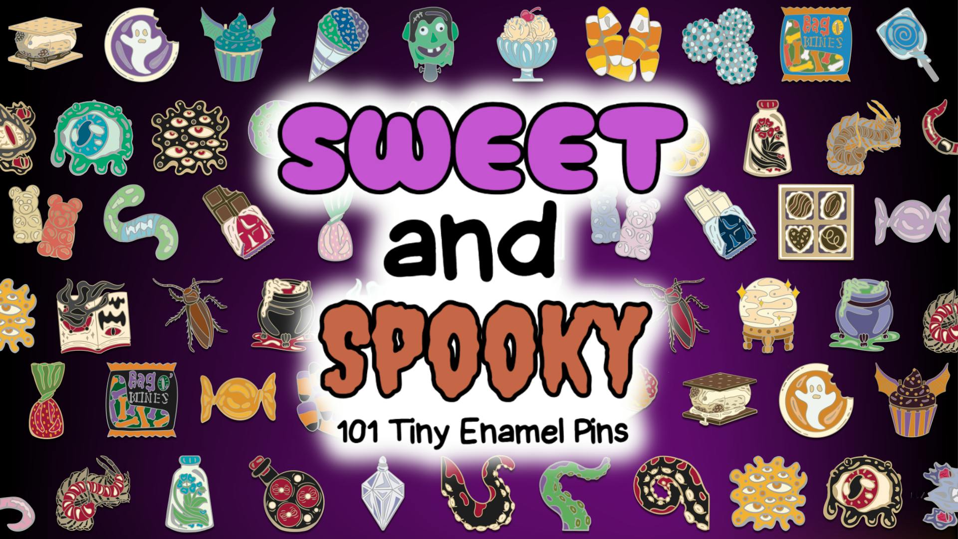 Sweet and Spooky | Gap Filler Mini Pins