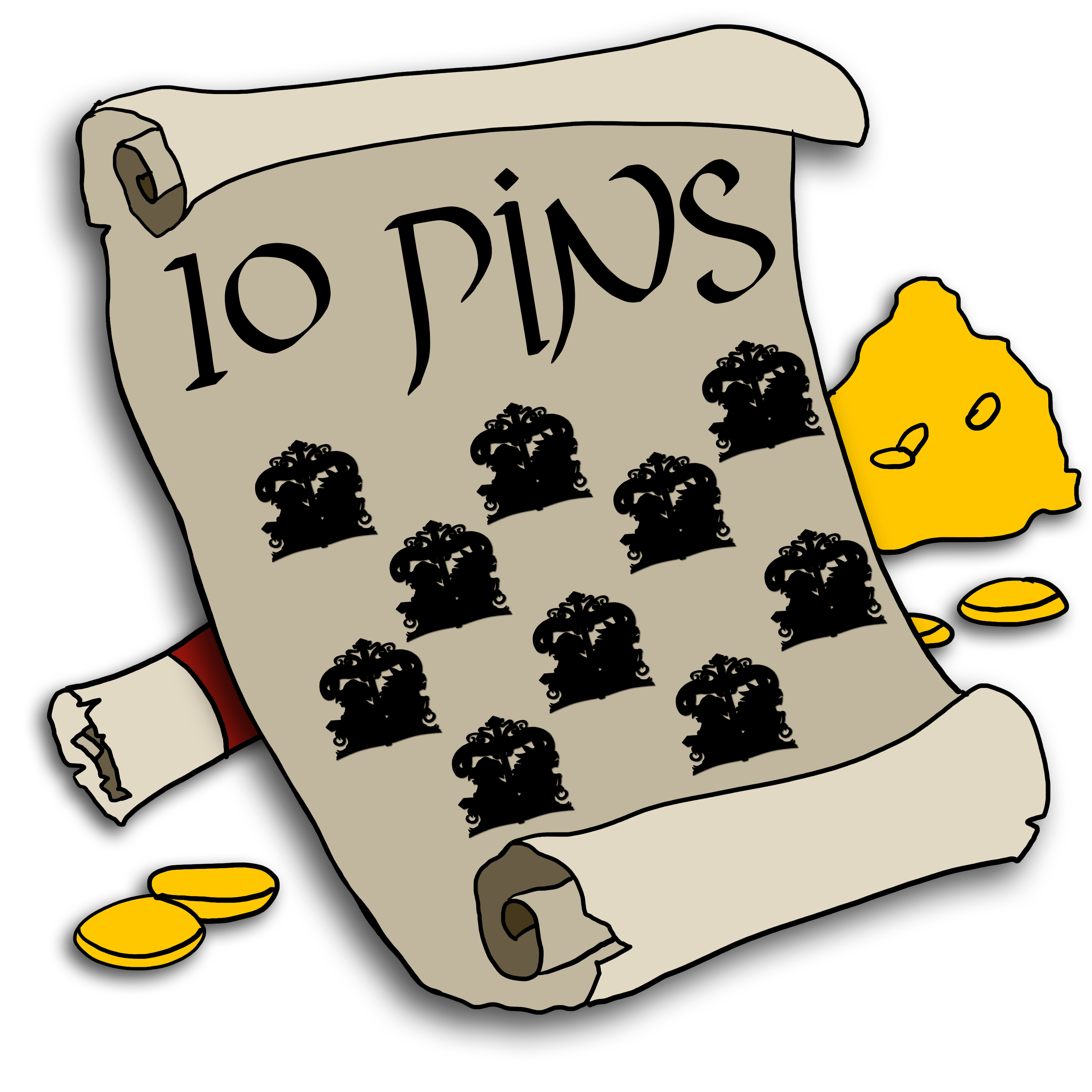 Custom Bookish Derpy Pin + 10 pins