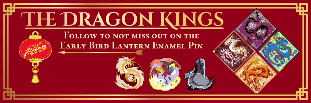 The Dragon Kings: A Enamel Pin Collection
