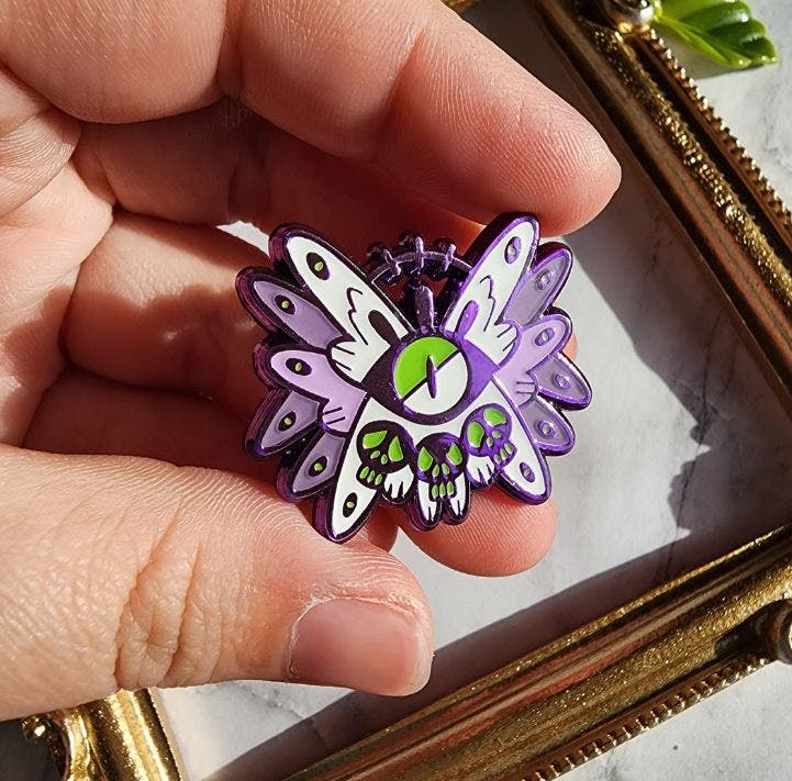 Mini Angel Azrael Enamel Pin