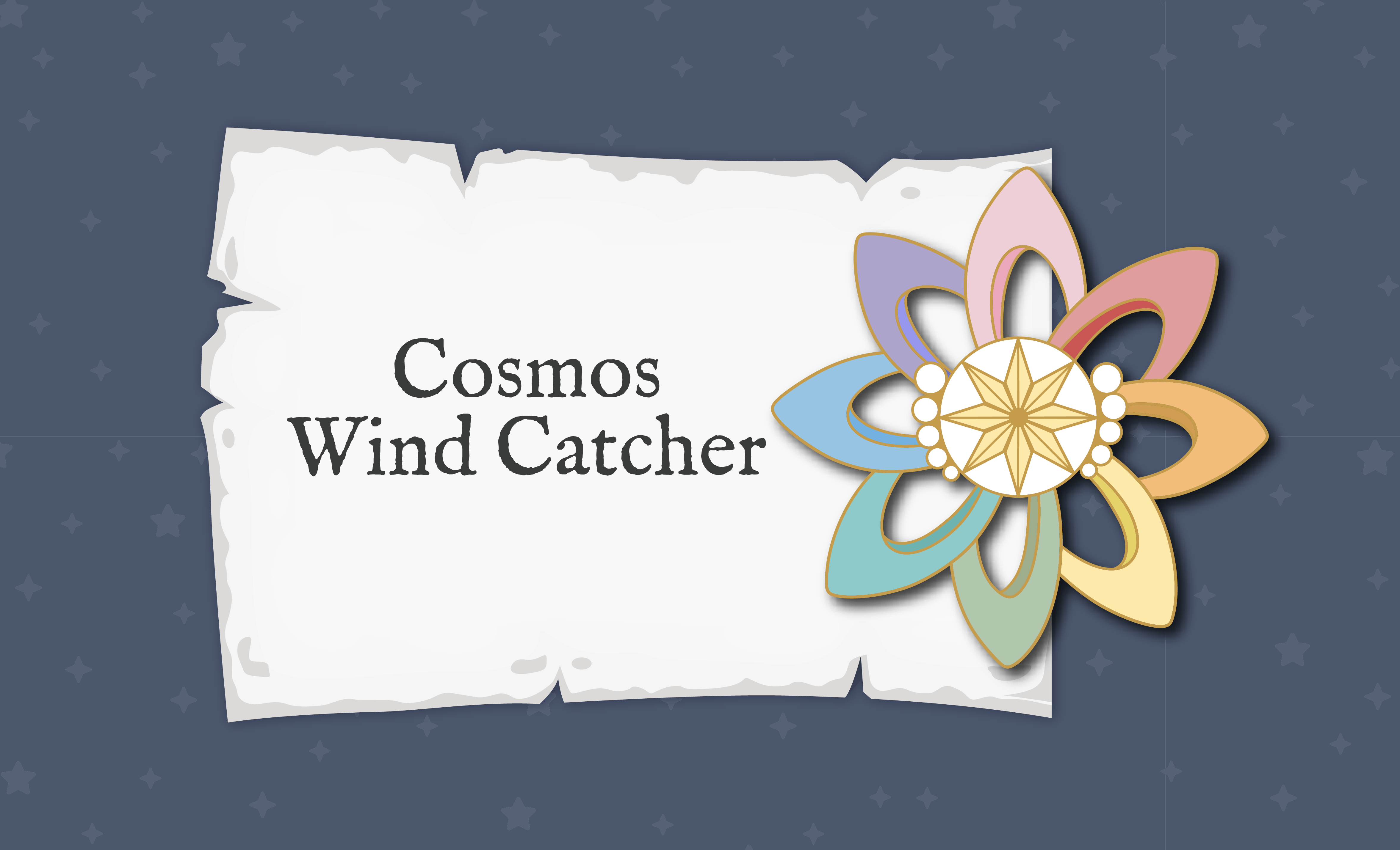 ✦ Cosmos Wind Catcher Pin
