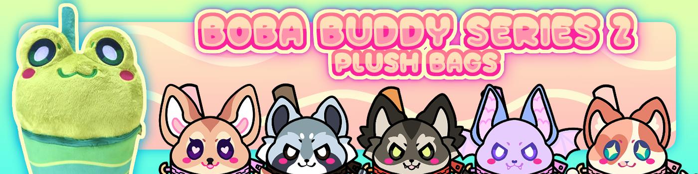 Boba Buddy Series 2 - cute plush animal bubble tea bags