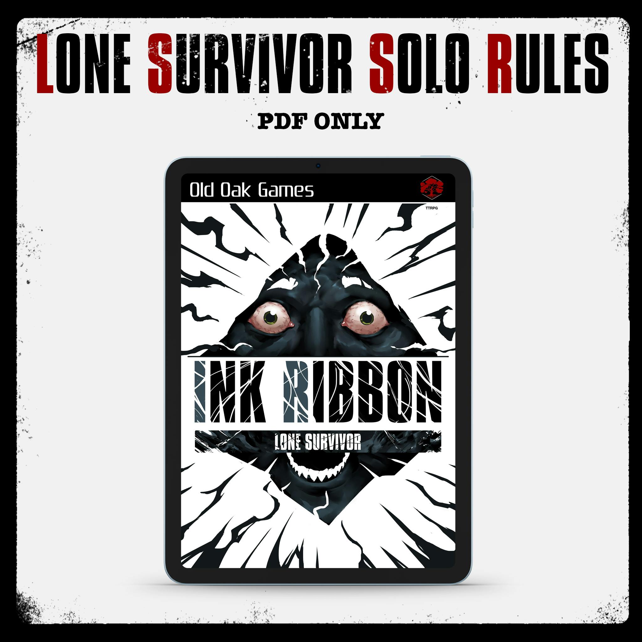 Lone Survivor Solo Rules (PDF)
