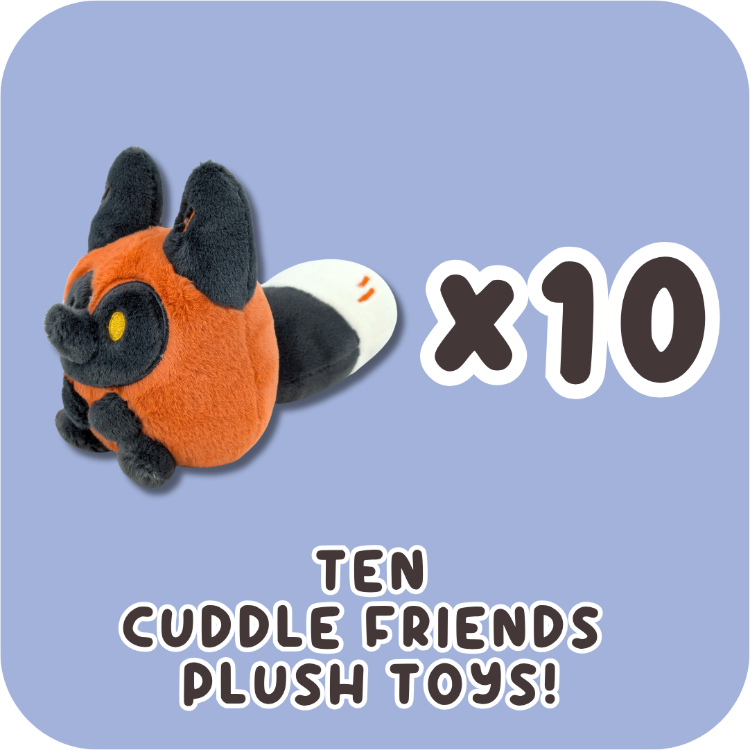 Ten Cuddle Friend Plush Toys!