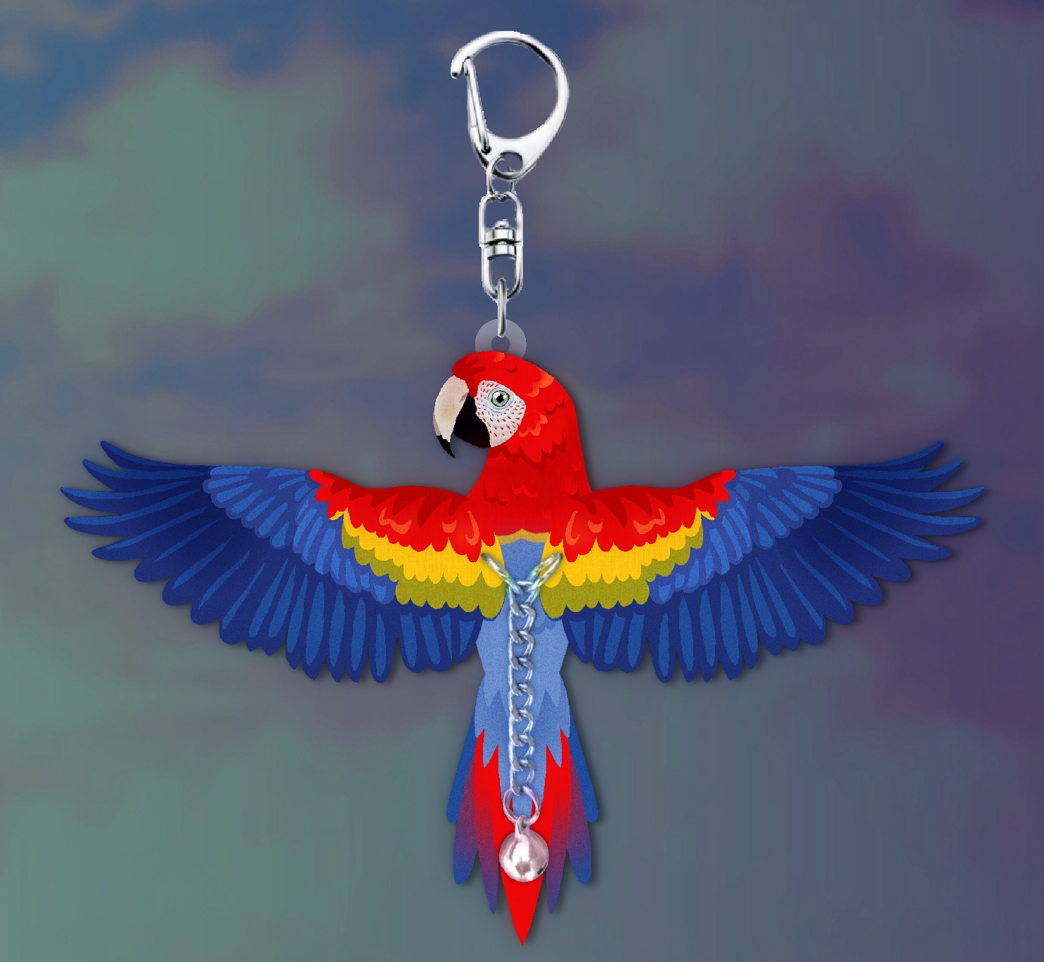 Flapping Bird Charm