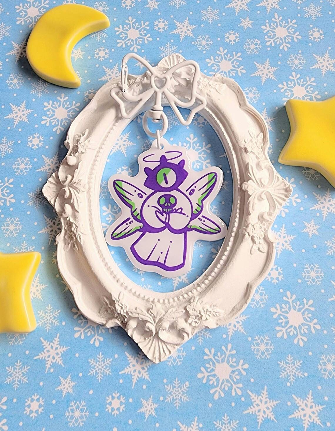 Baby Angel Azrael Keychain
