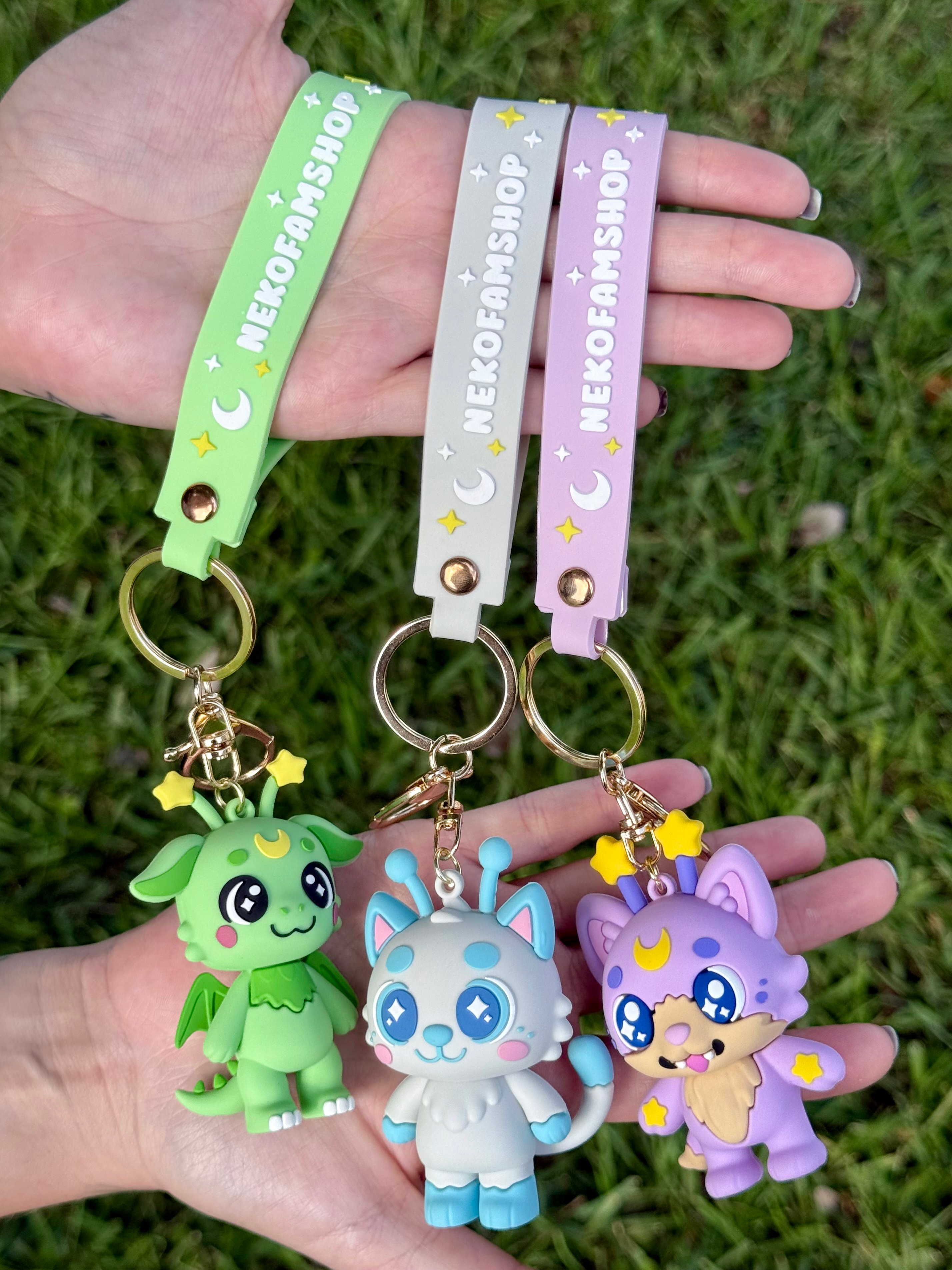 1 Rubber Keychain