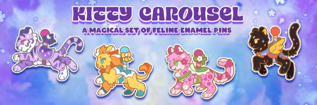Kitty Carousel Pins~
