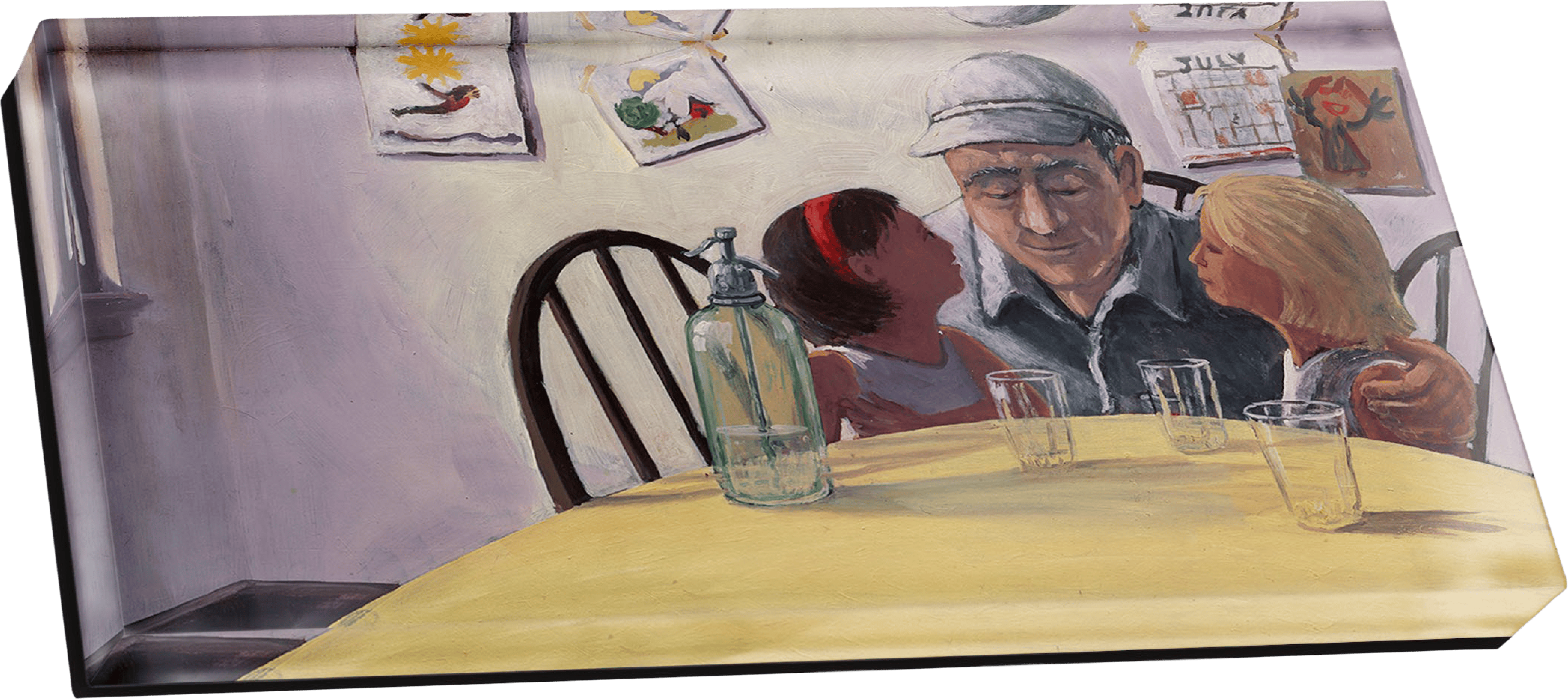 Magnet (Enjoying seltzer)