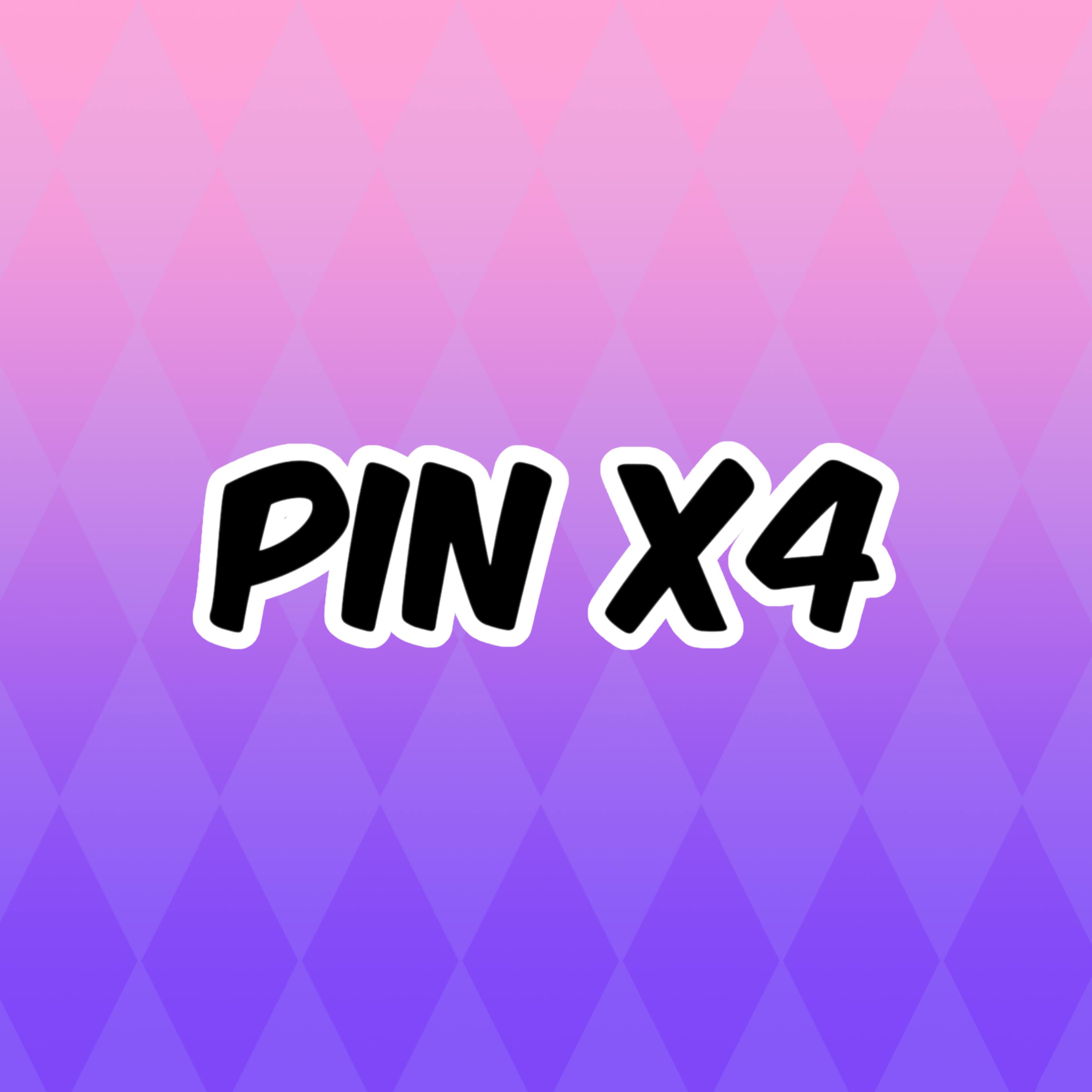 EARLY BIRD Pin ×4