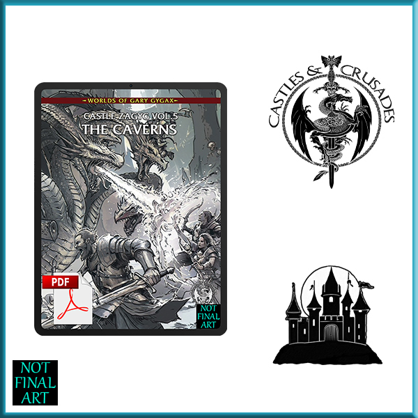 Castle Zagyg Vol 5: The Caverns (PDF ONLY)