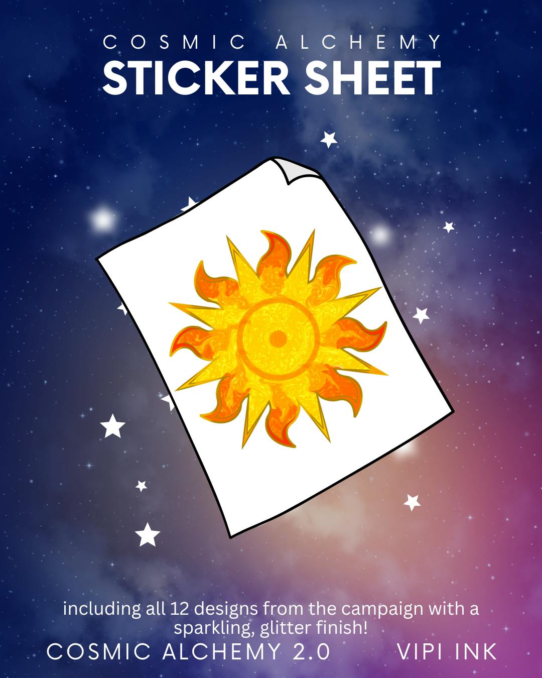 Cosmic Alchemy Sticker Sheet