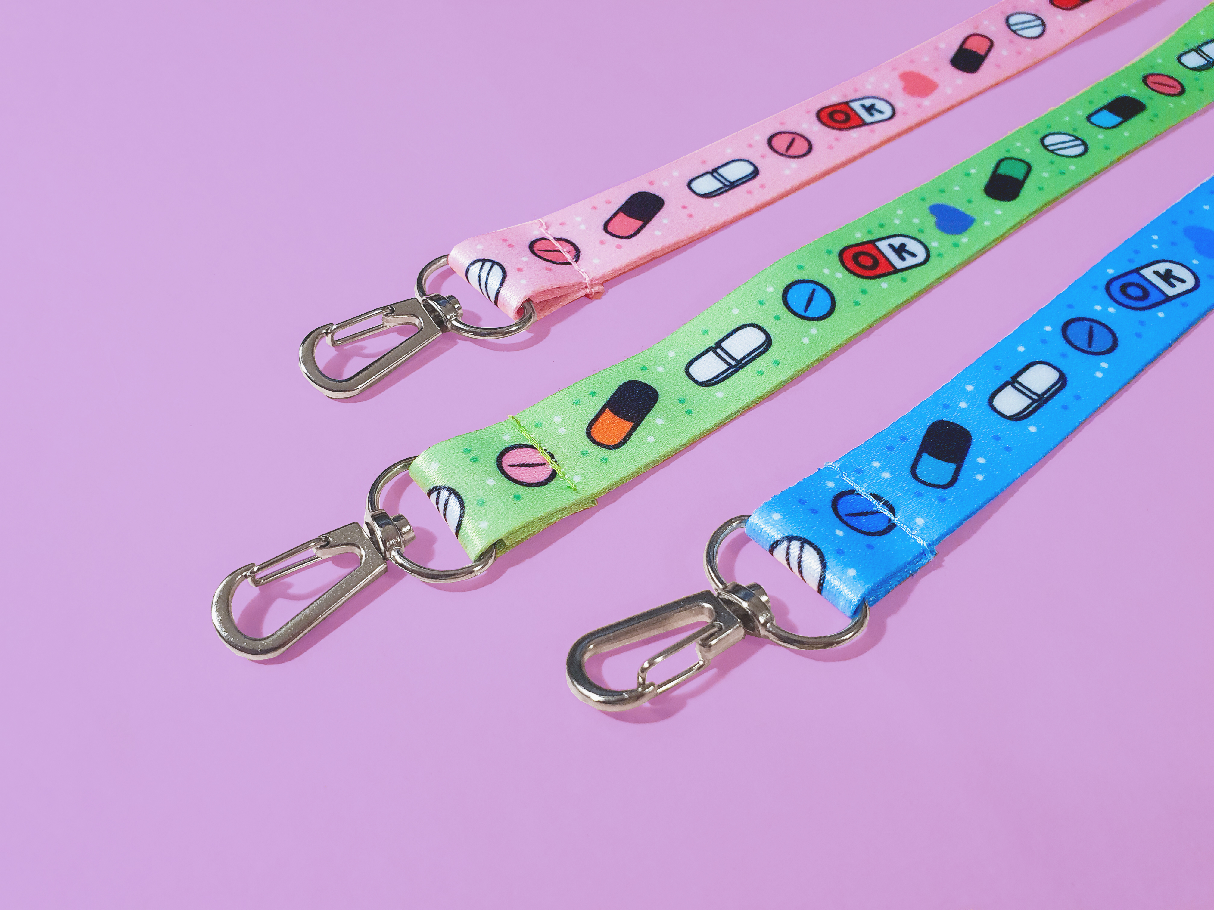 Pills Are OK Lanyard