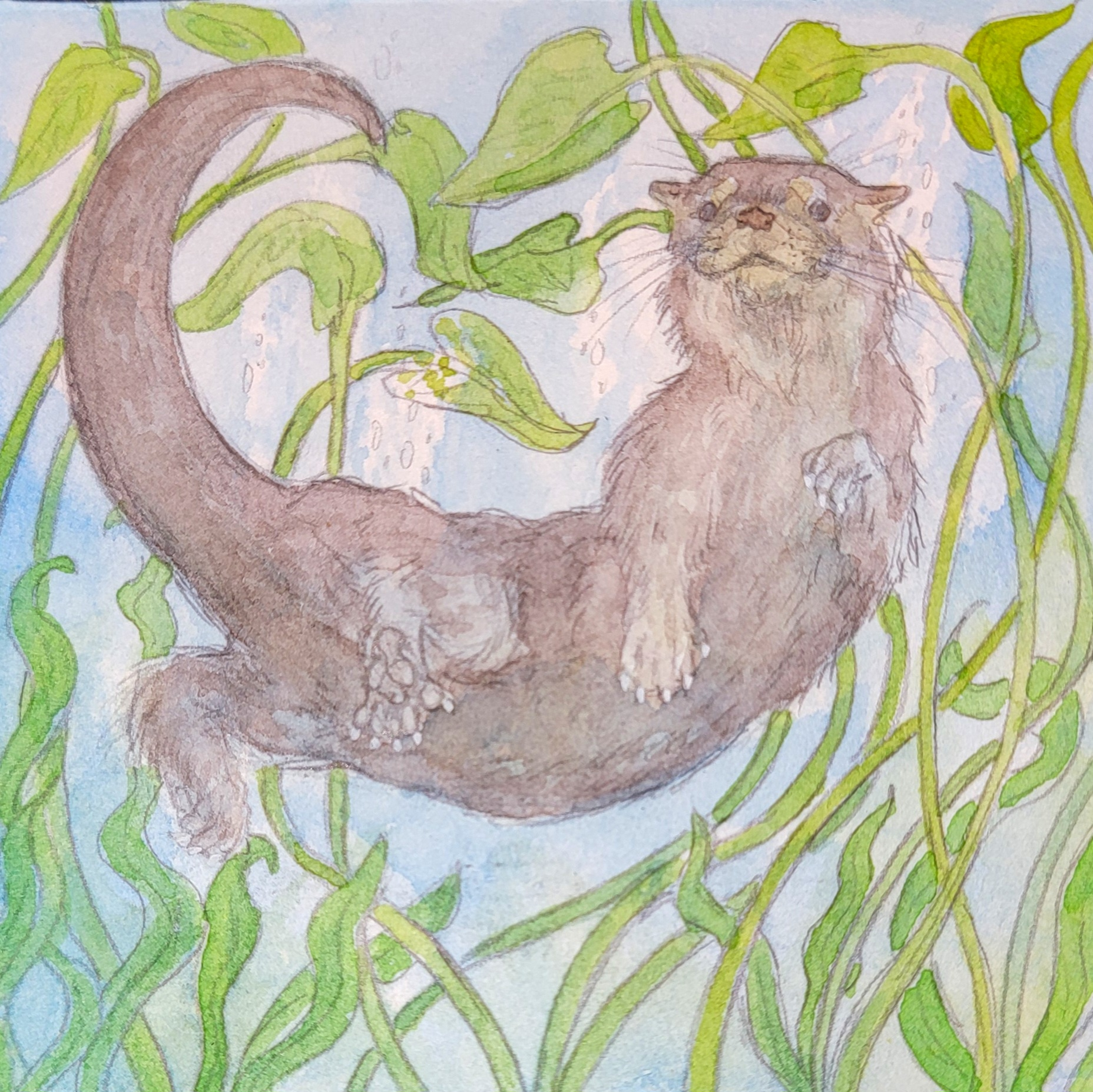 4" X 4" Gemstone Painting