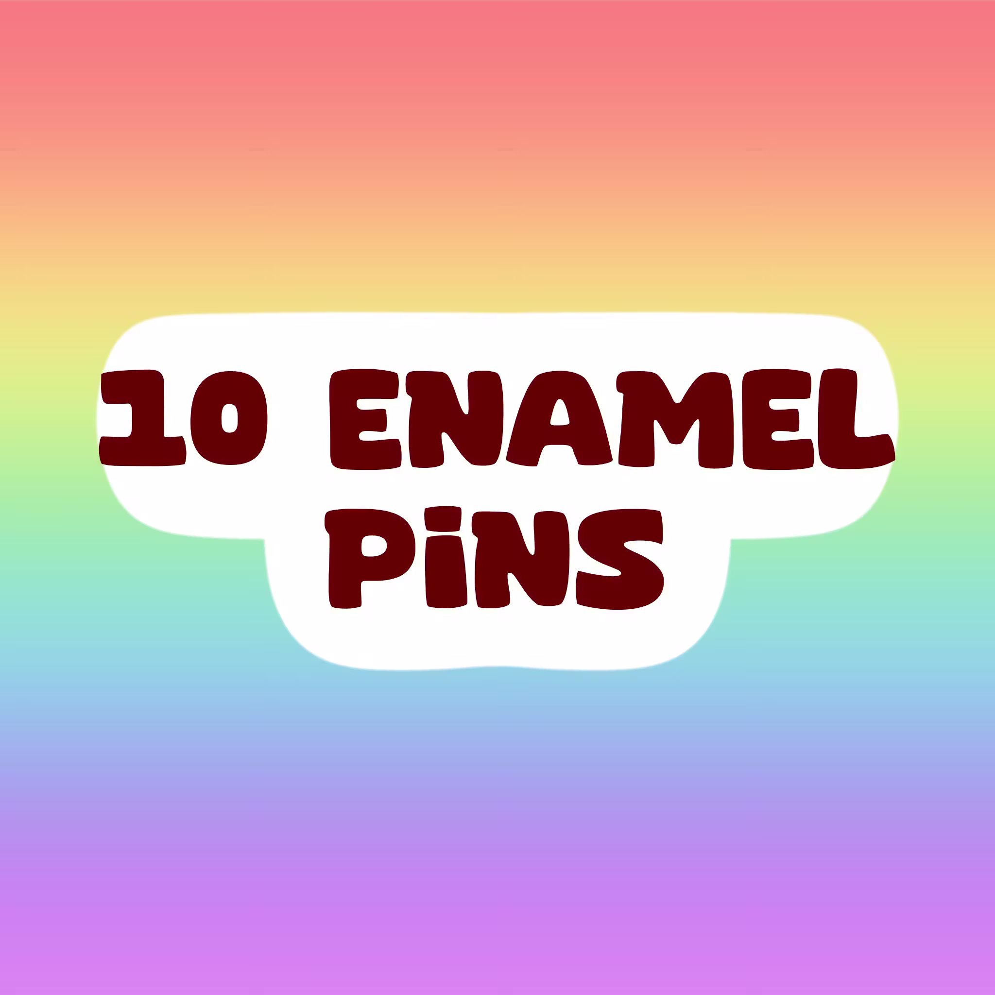10 Enamel Pins