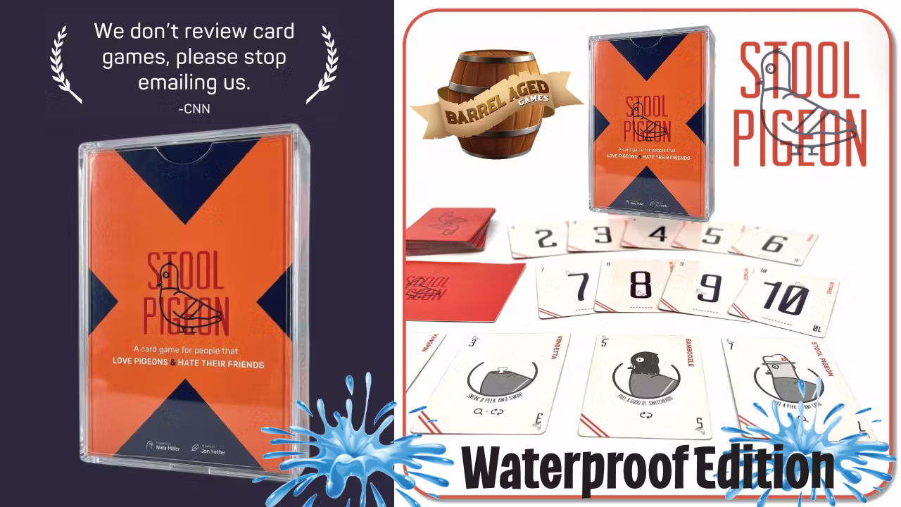 Stool Pigeon: Pigeon Mafia Game - Pocket/Waterproof Edition!