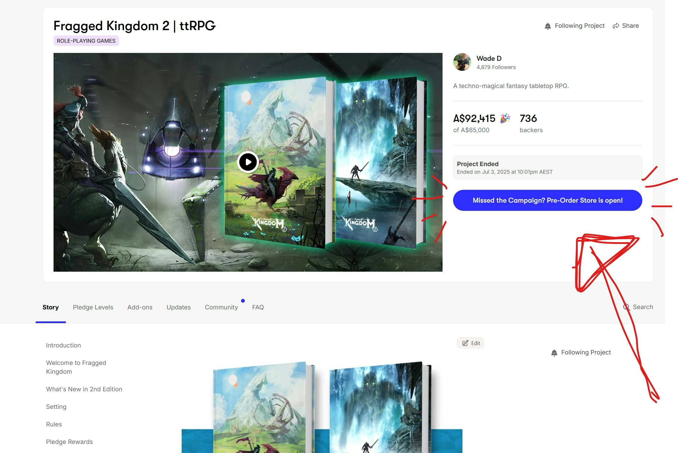Fragged Kingdom 2 | ttRPG Project Update: Fragged Kingdom 2 Pledge ...