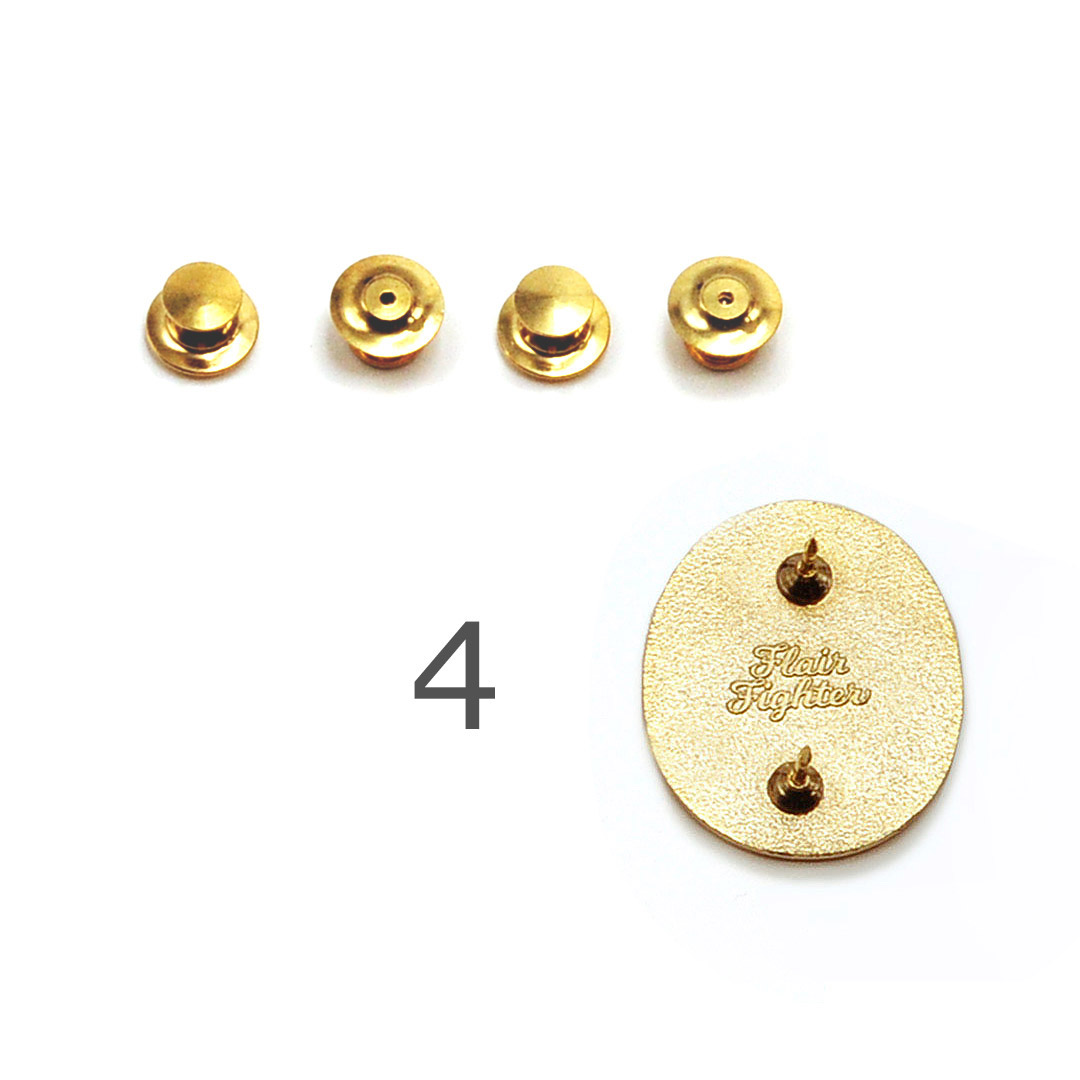 Deluxe Locking Pin Backs [4 pcs]