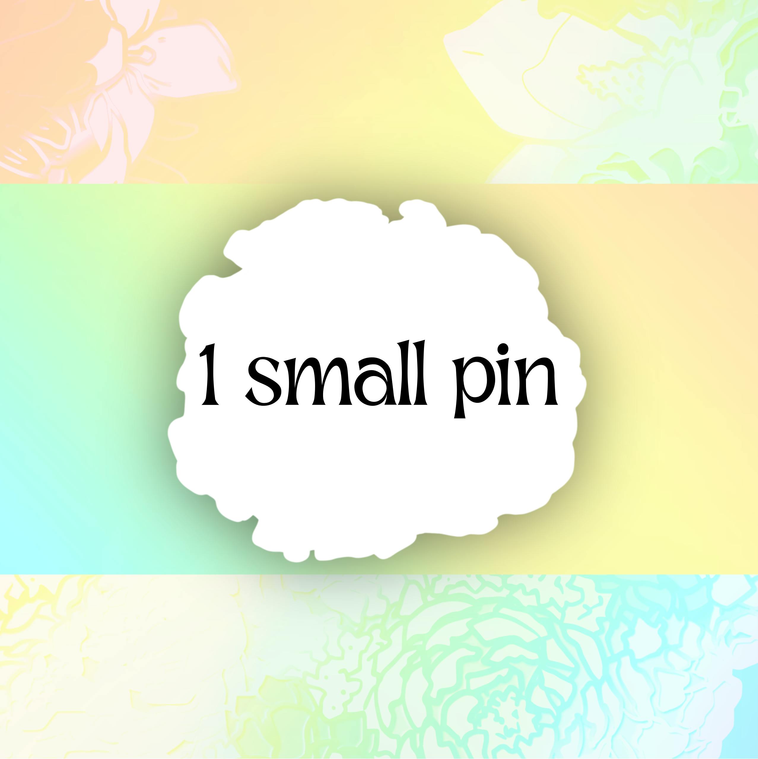 1 small pin