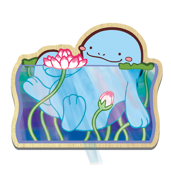 Gentle giant salamander wooden pin