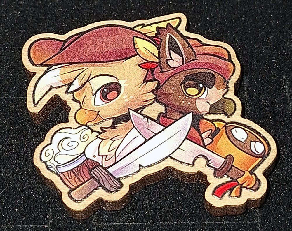 Cocoa and Cider Wooden Pin - 2021