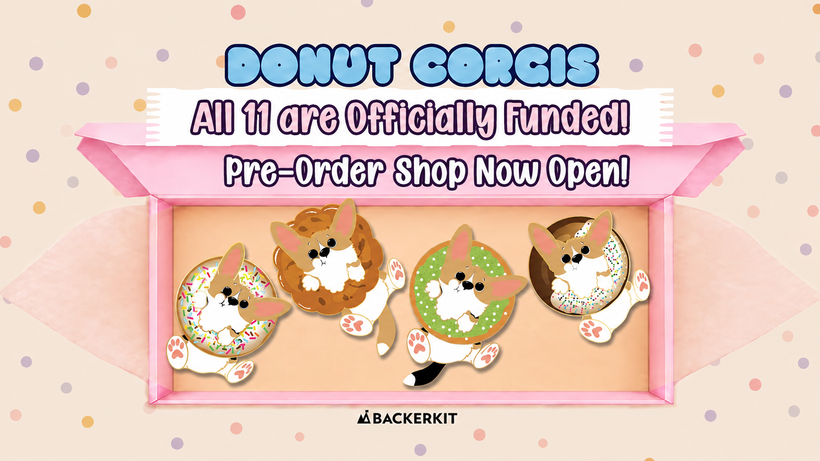 🍩 Donut Corgis: Sweet Enamel Pins & More
