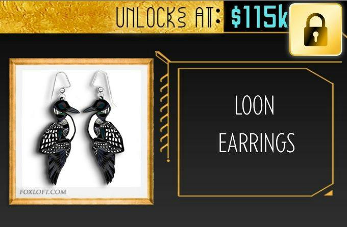 Unlocked! Loon Earrings