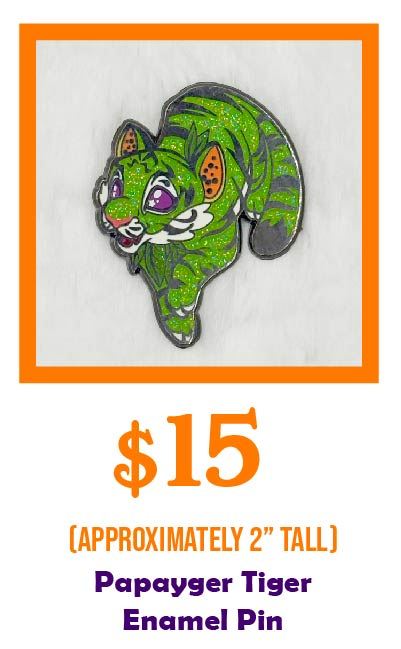 Papayger Tiger Enamel Pin