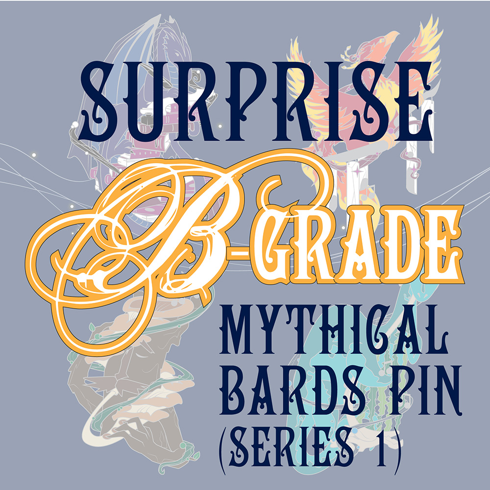 Single Random B-Grade Enamel Pin - Mythical Bards, Series 1