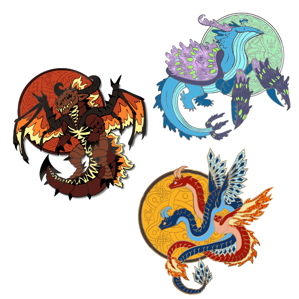 3x Planet Dragons