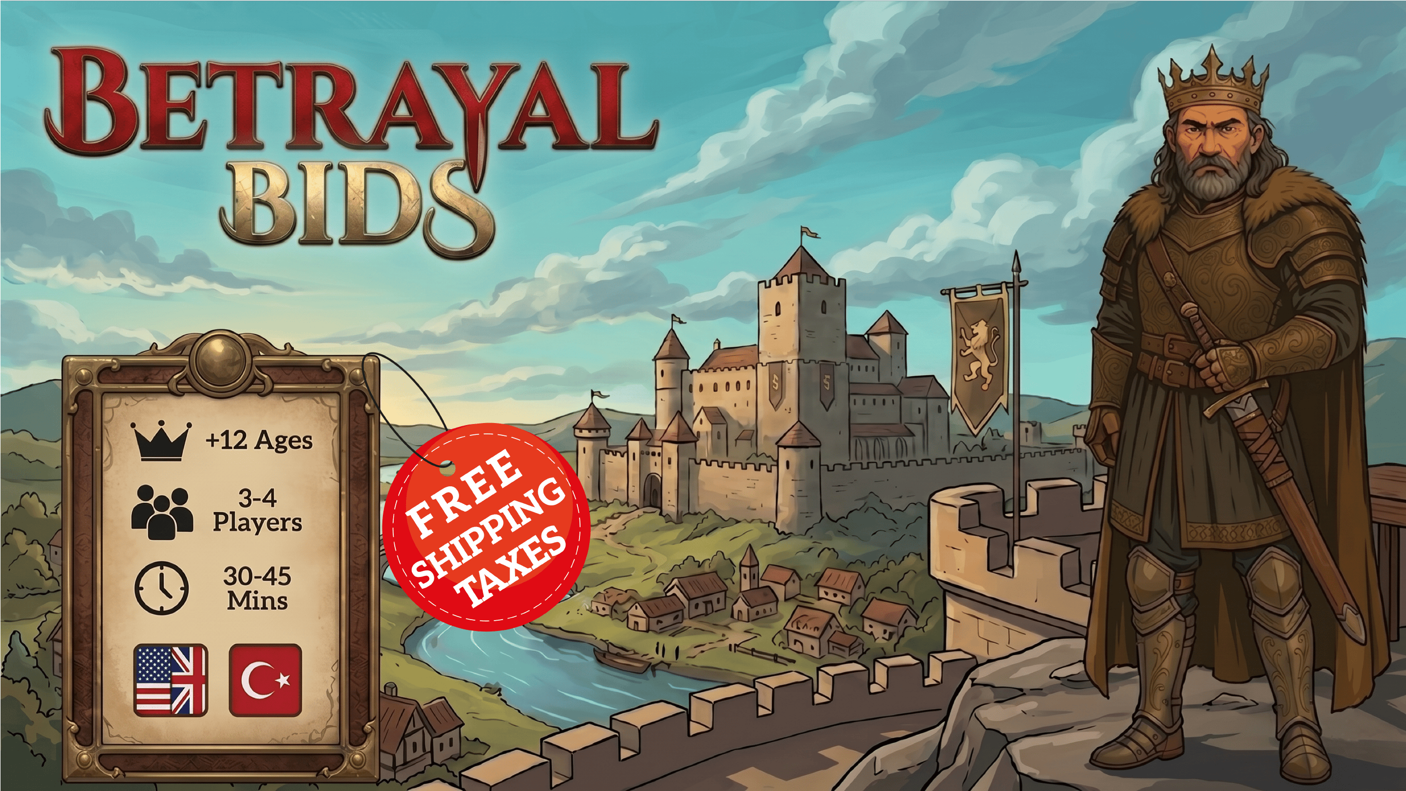 Betrayal Bids: The Medieval Auction Game