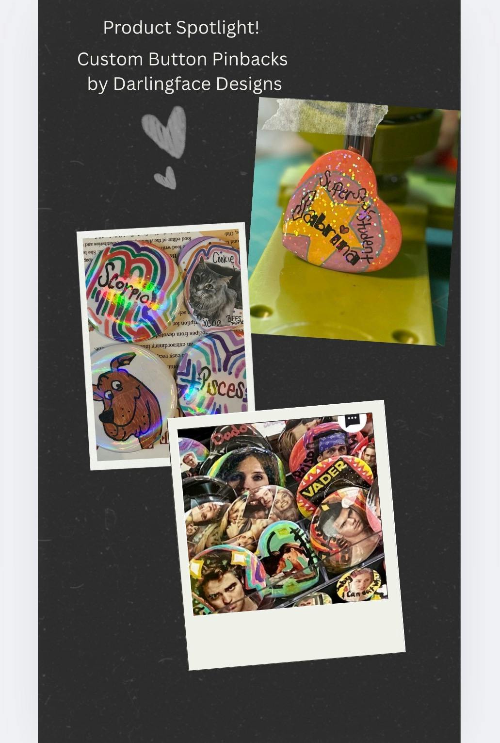 2.25” Custom Button Pinback 