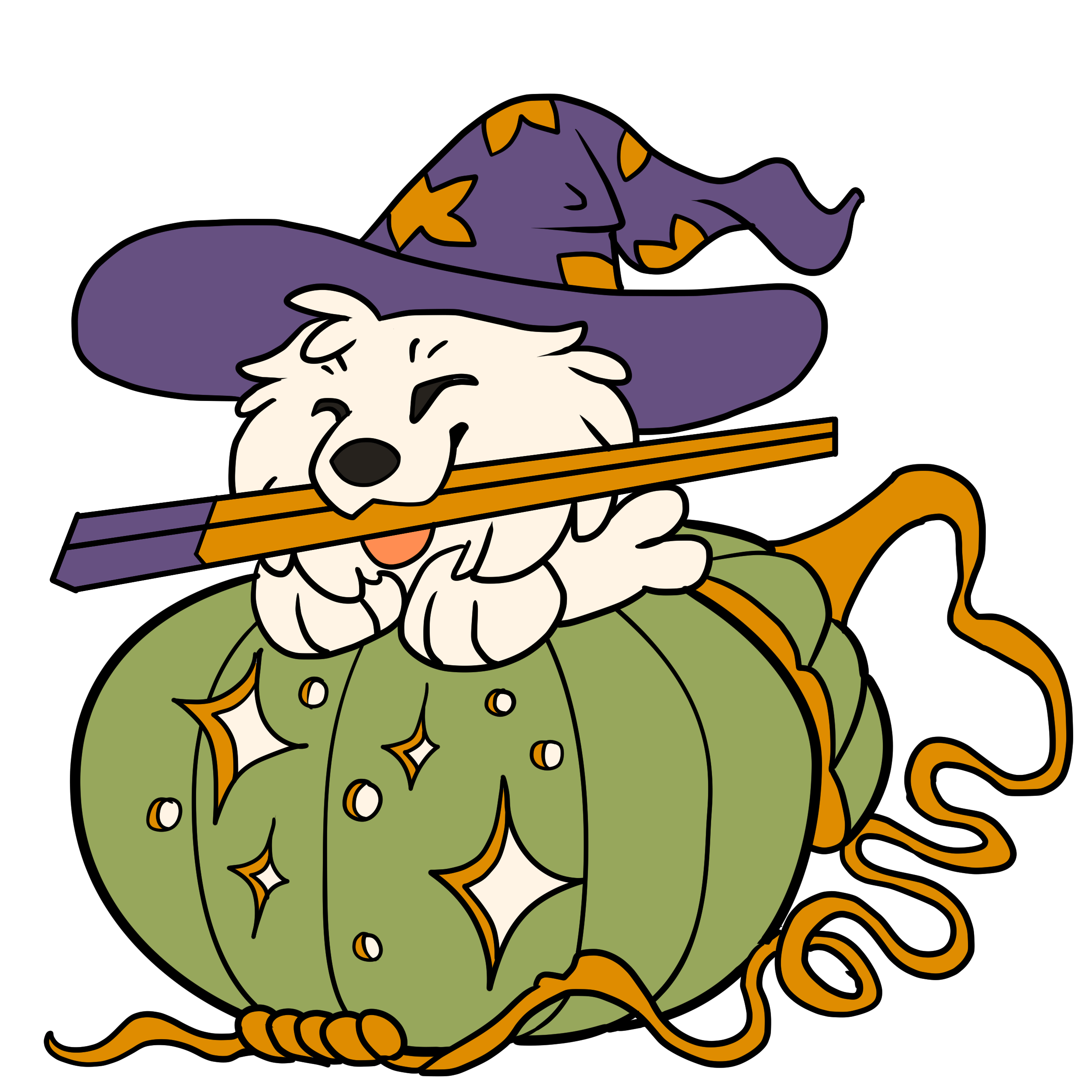 Soymoyed Pumpkin Patch Pin 