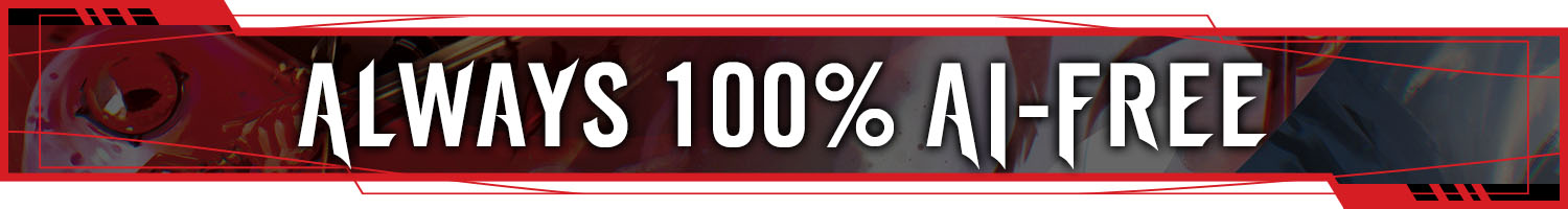 Header: Always 100% AI-Free