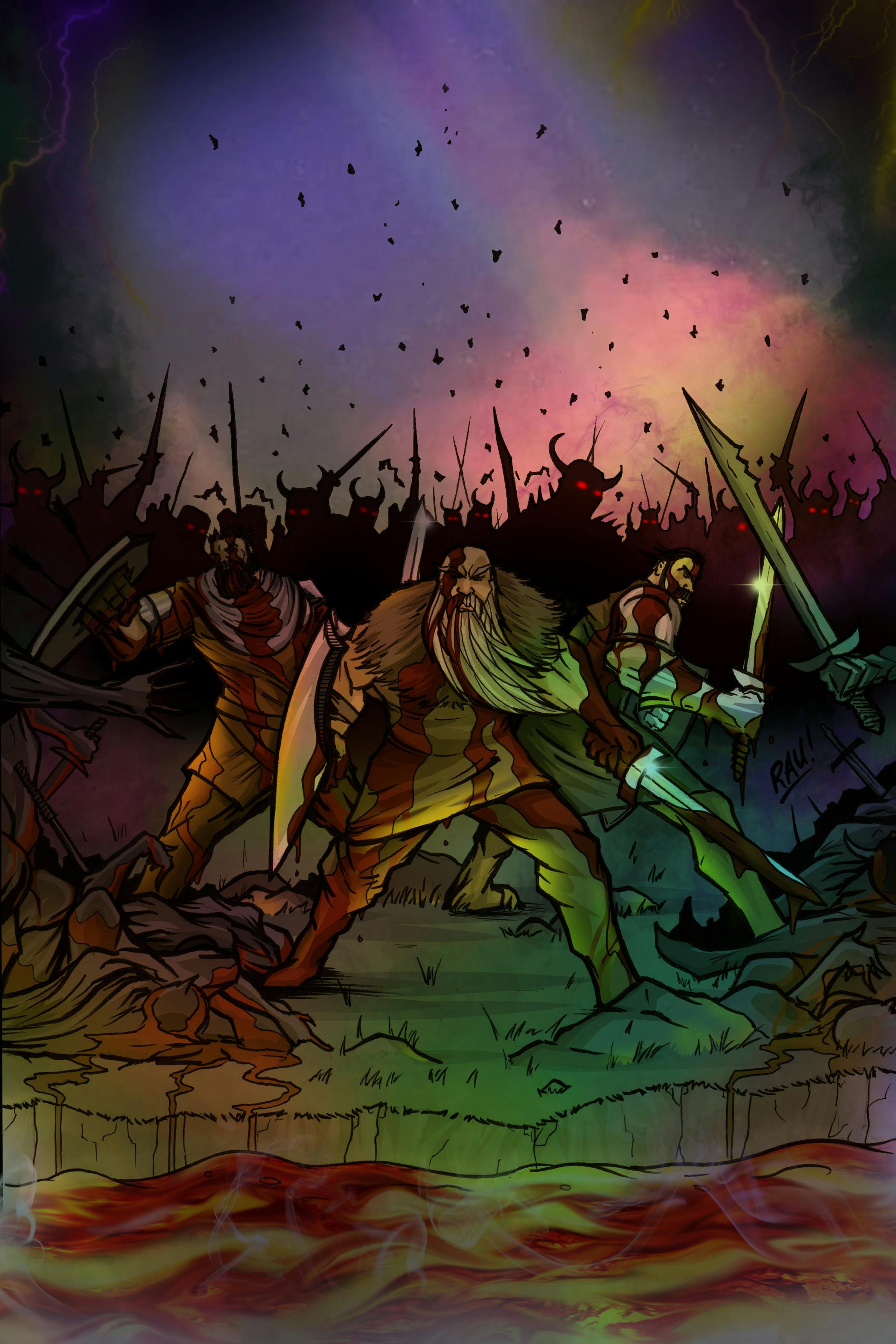 TRADING CARD: Tales From Nocturnia BONUS (Lava Moat Battle) Only 70 Produced!