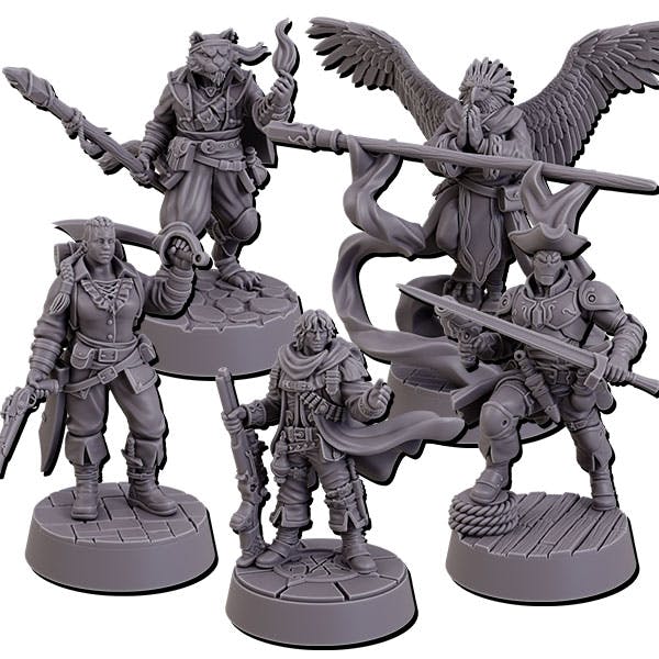 Digital STL Miniatures Set