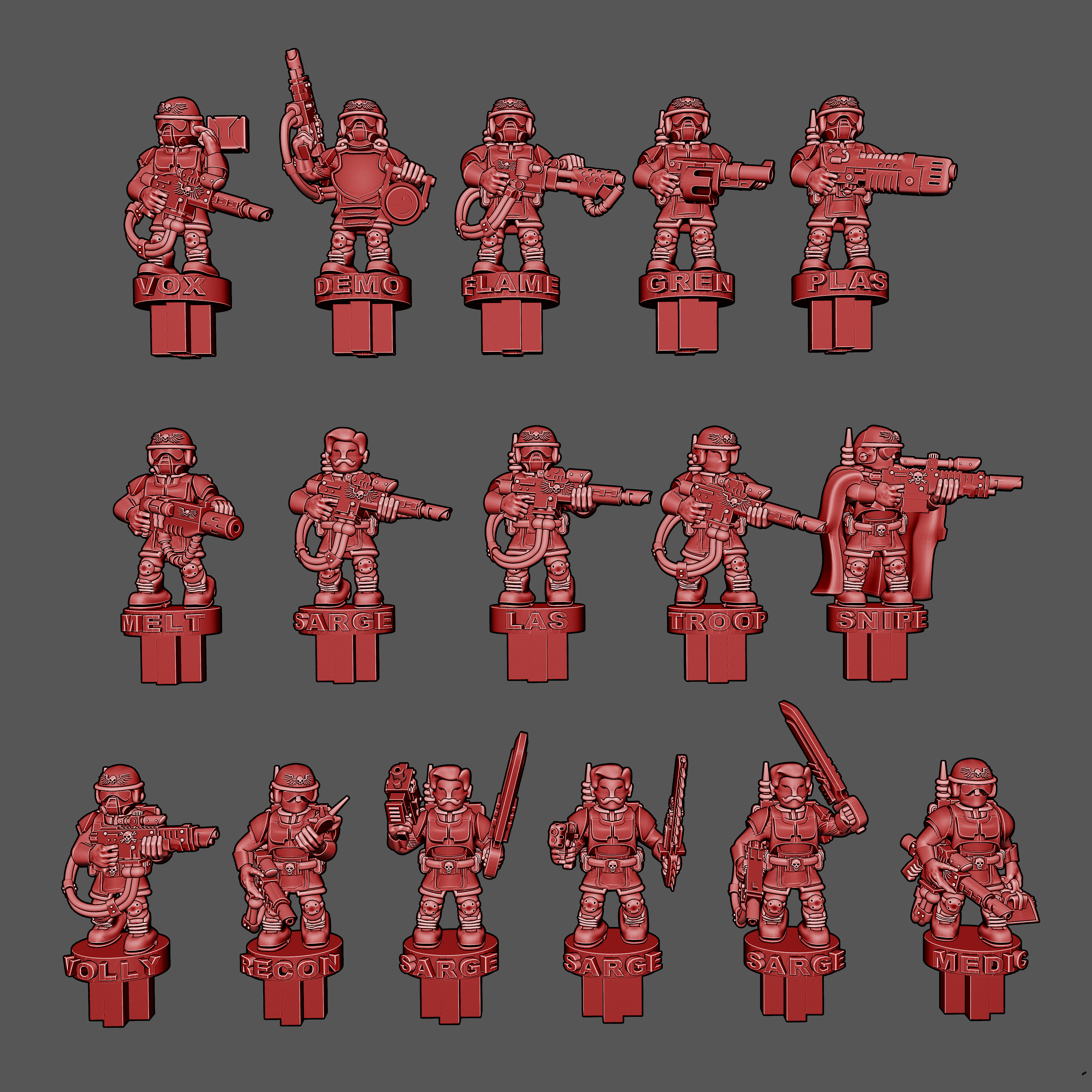 Digital Download of Imperial Troopers Port-O-Battle Team