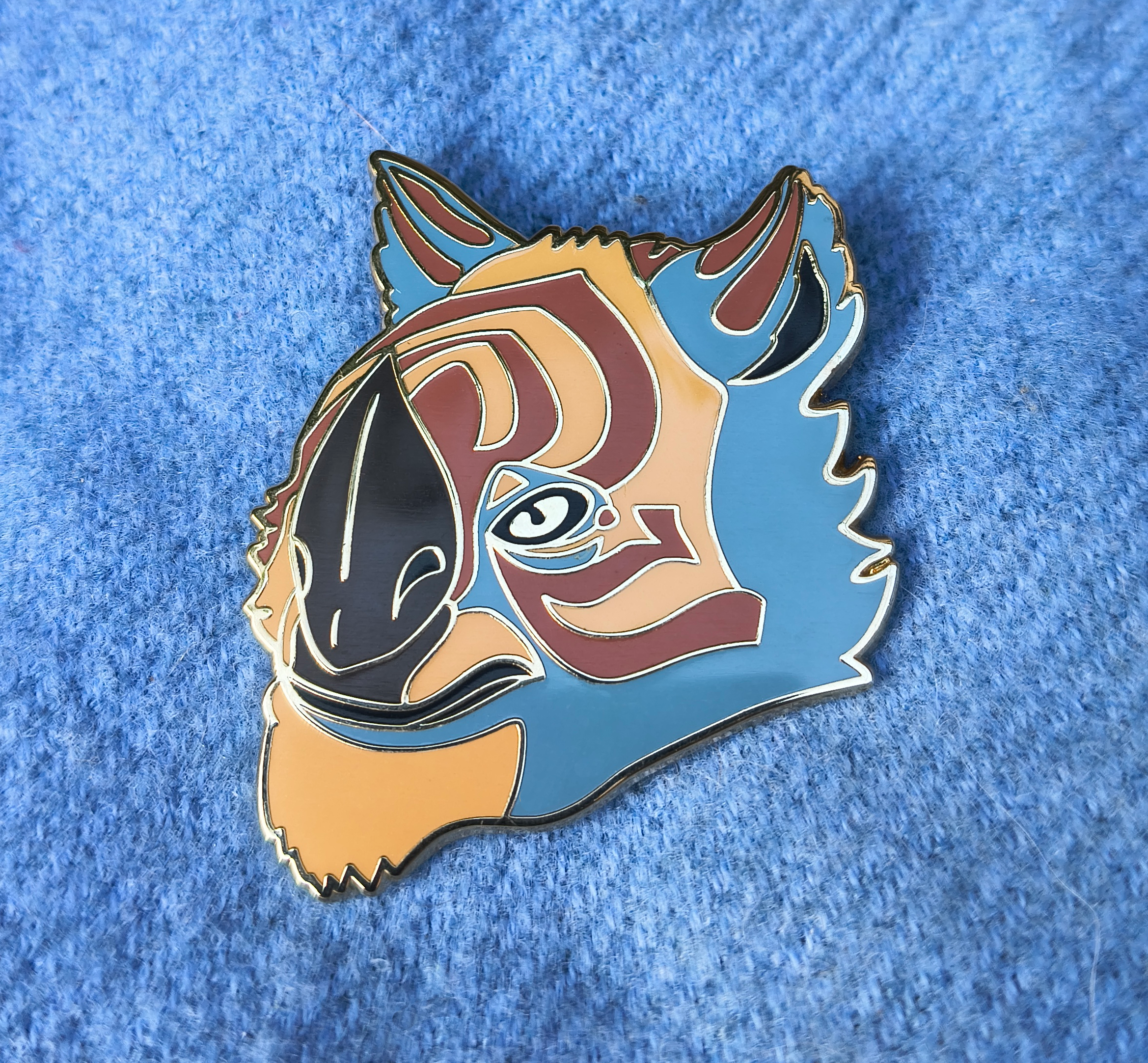 CLEARANCE - Warframe inspired kubrow pin!