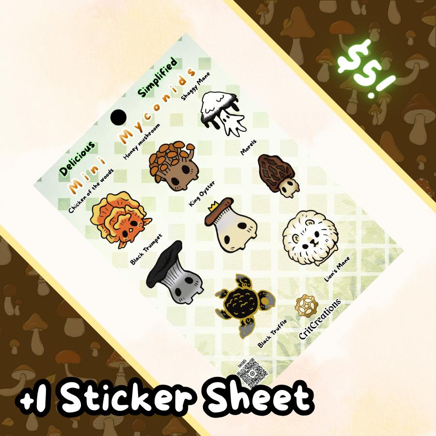 Sticker Sheet Simple: Delicious