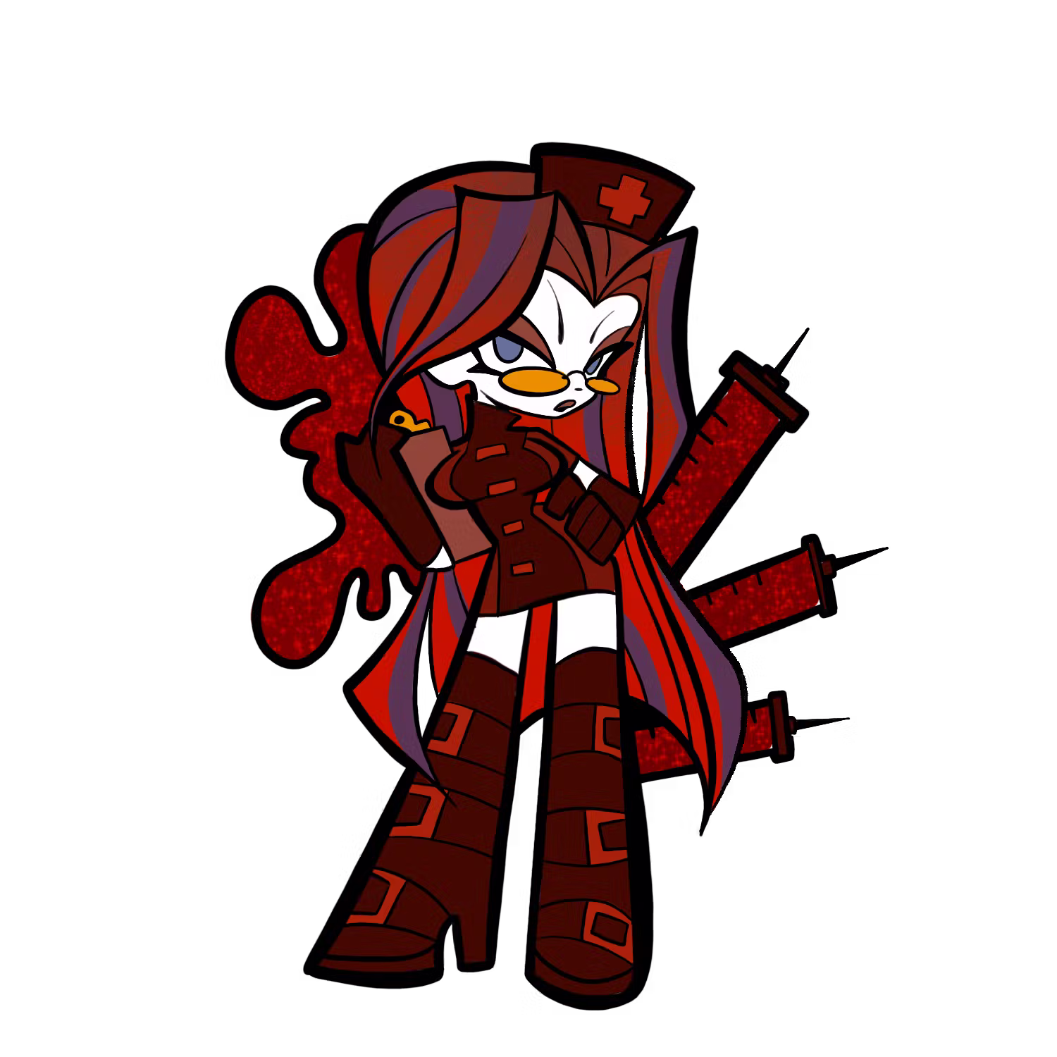 Red Industrial Nurse