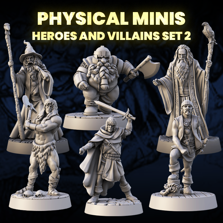 3D Printed - Character Bundle 2